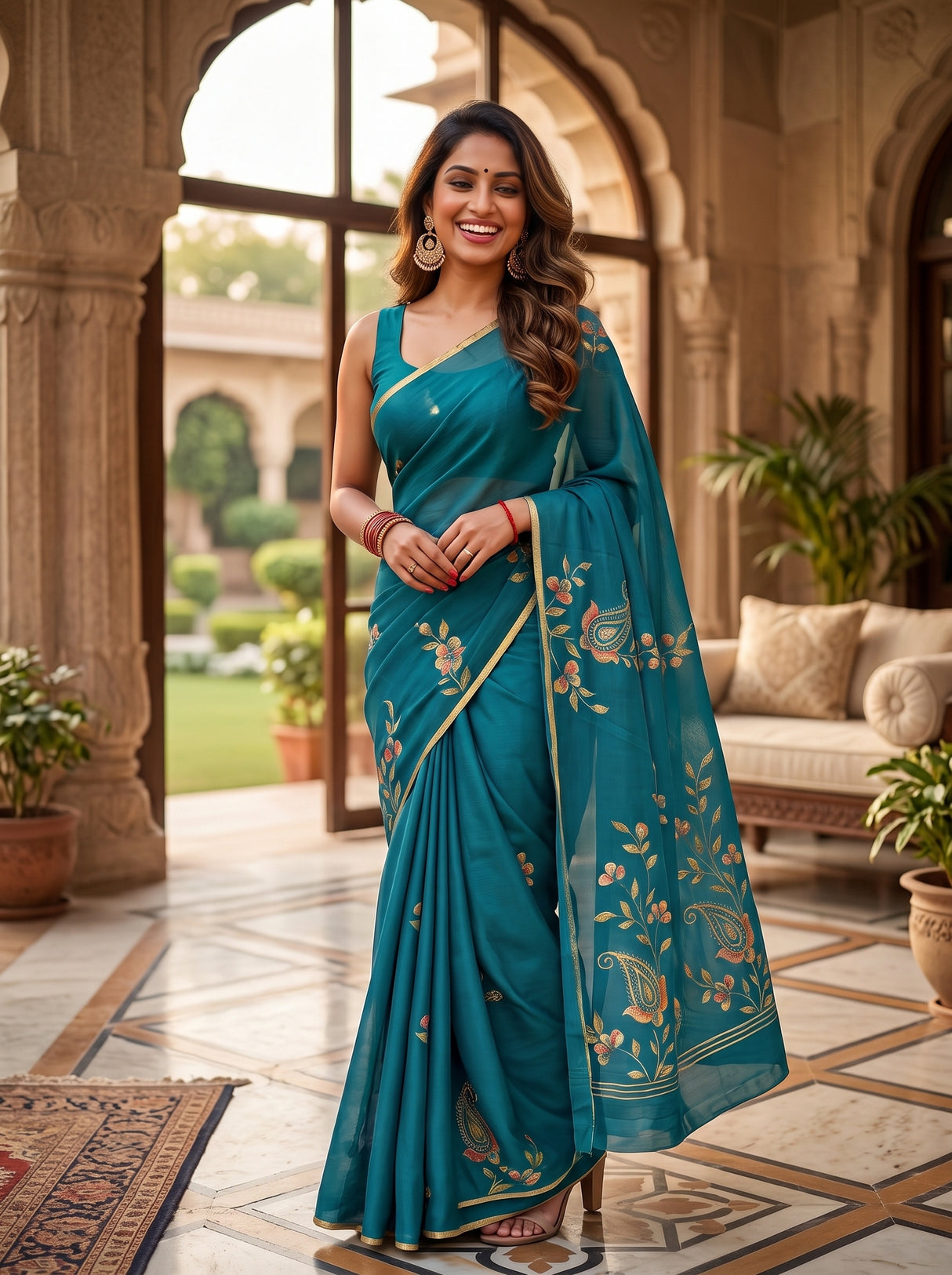 MIMOSA Saree Saree — pose 9 styling detail