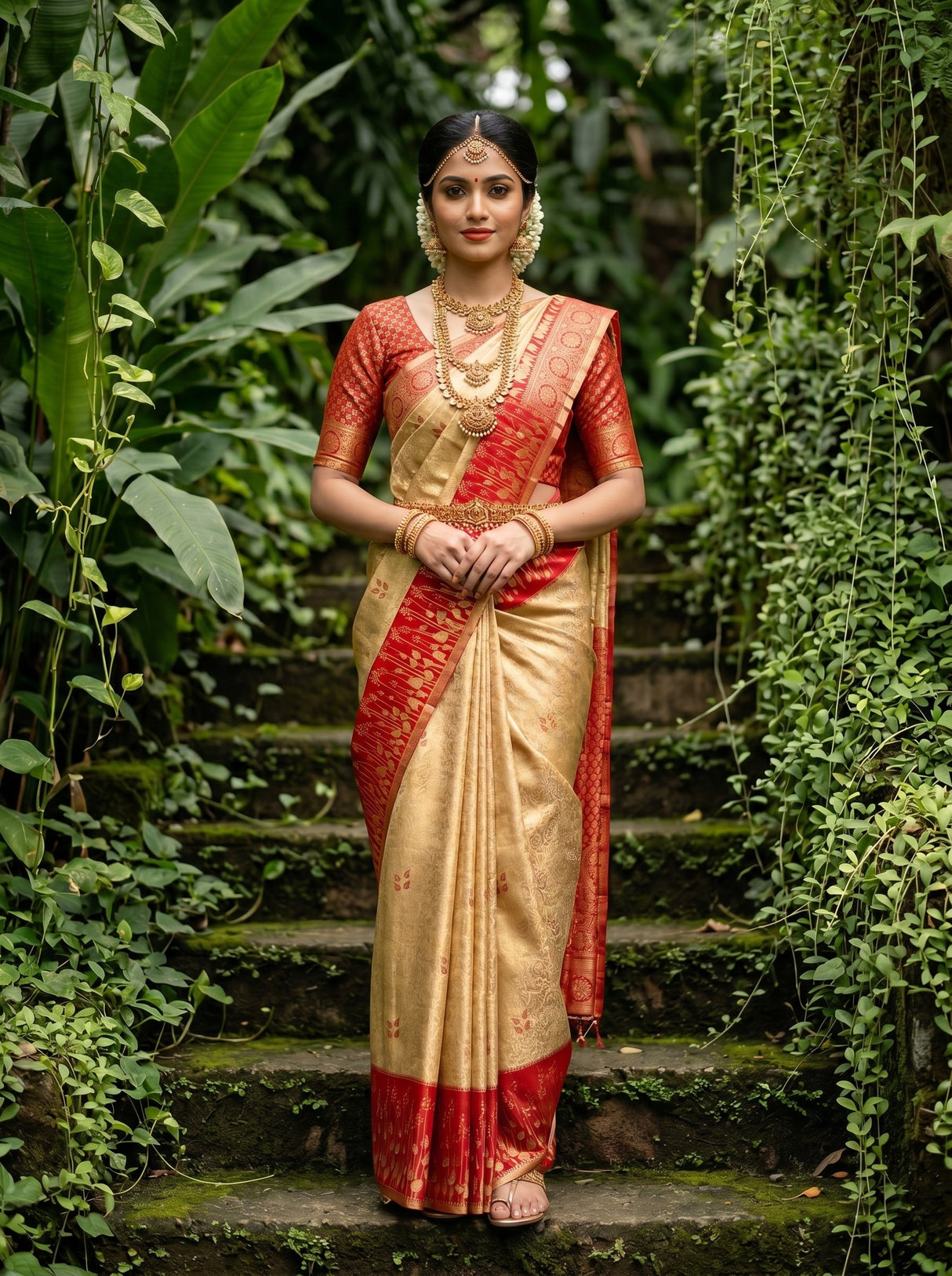 MIMOSA Saree Saree — front view on mannequin