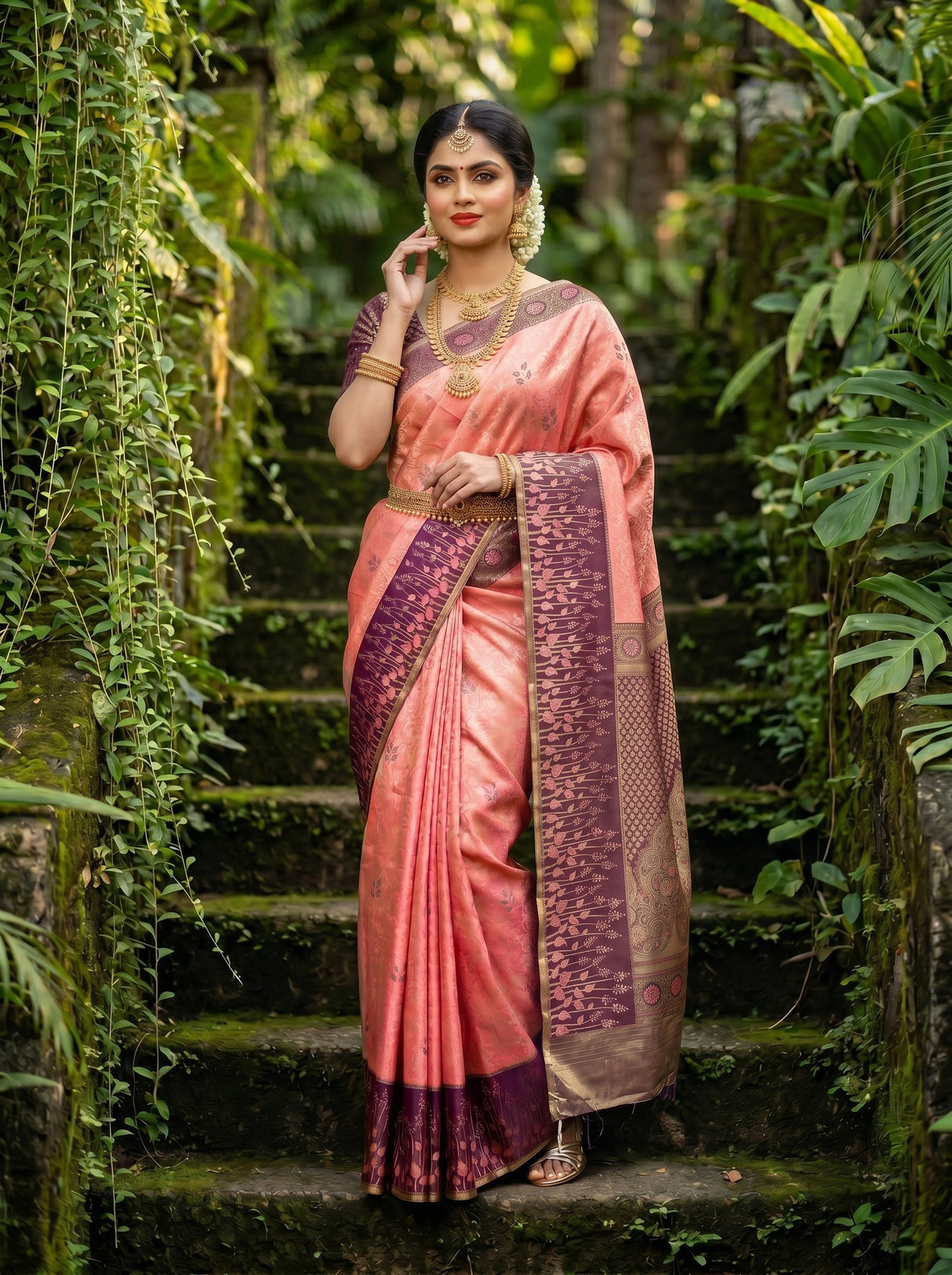MIMOSA Saree Saree — pose 4 styling detail
