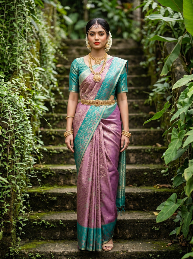 MIMOSA Saree Saree — front view on mannequin