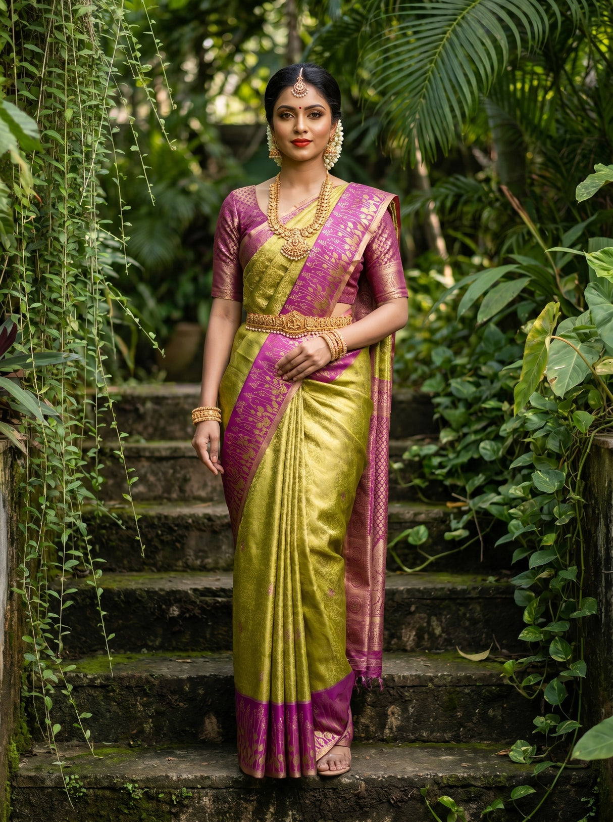 MIMOSA Saree Saree — front view on mannequin