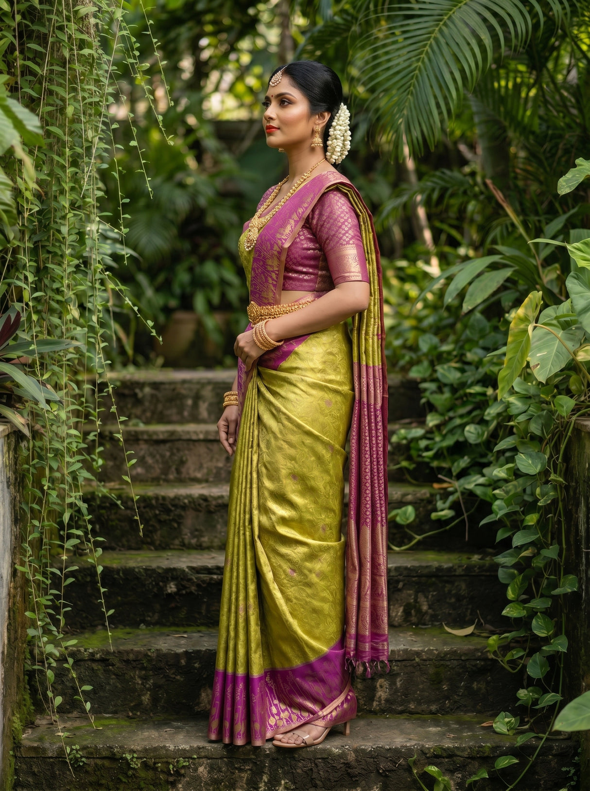 MIMOSA Saree Saree — pose 3 styling detail