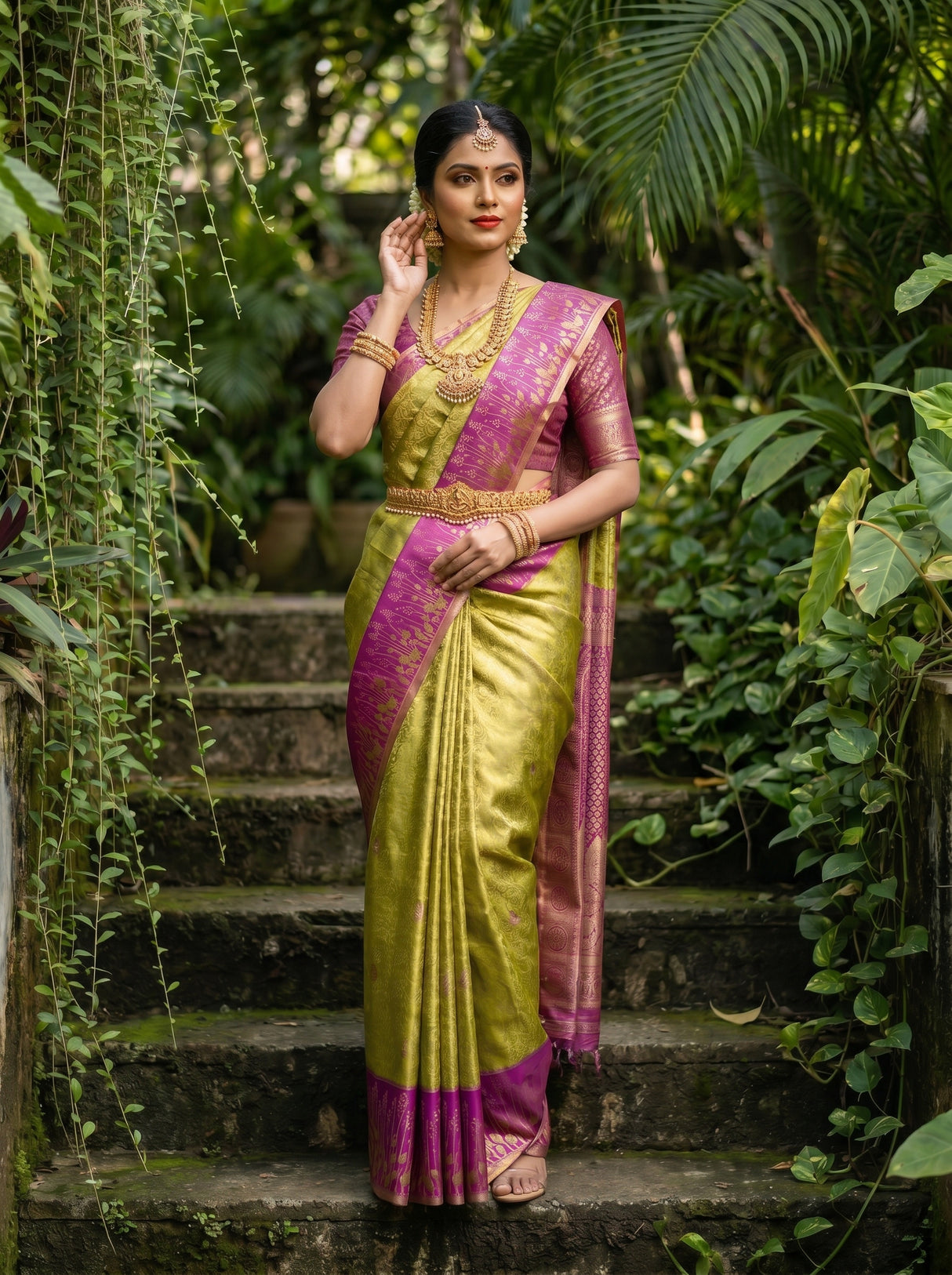 MIMOSA Saree Saree — pose 8 styling detail