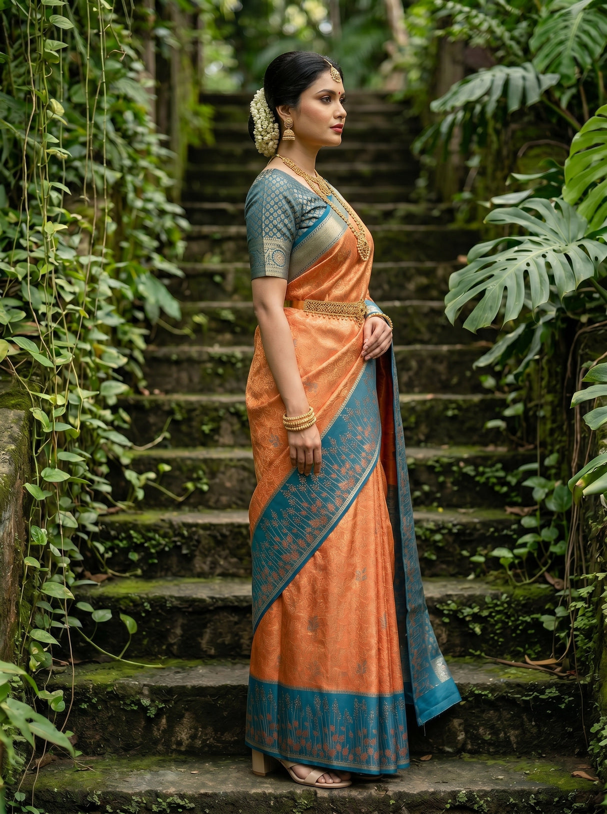 MIMOSA Saree Saree — pose 3 styling detail
