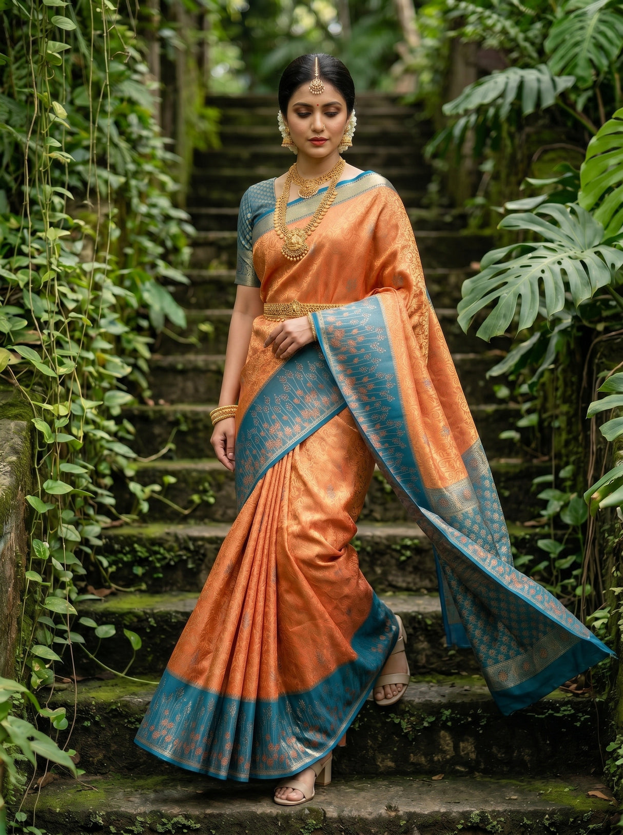 MIMOSA Saree Saree — pose 5 styling detail