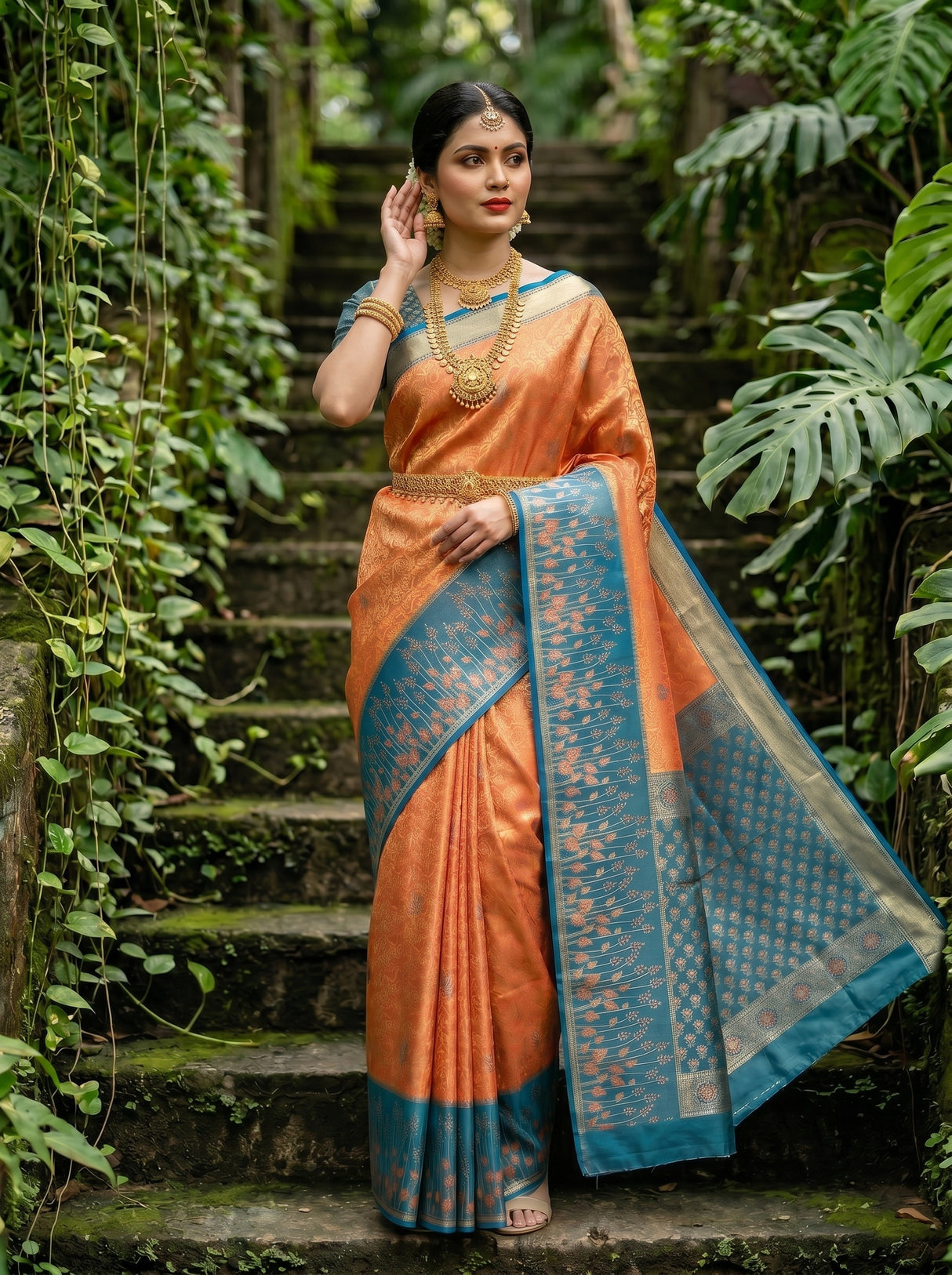 MIMOSA Saree Saree — pose 8 styling detail