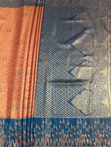 MIMOSA Saree Saree — pallu and zari work detail