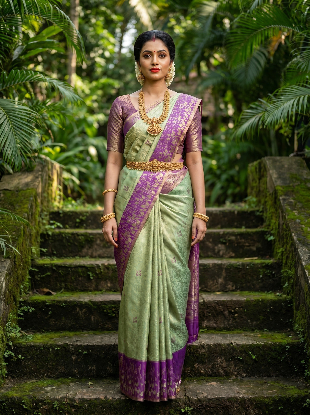 MIMOSA Saree Saree — front view on mannequin