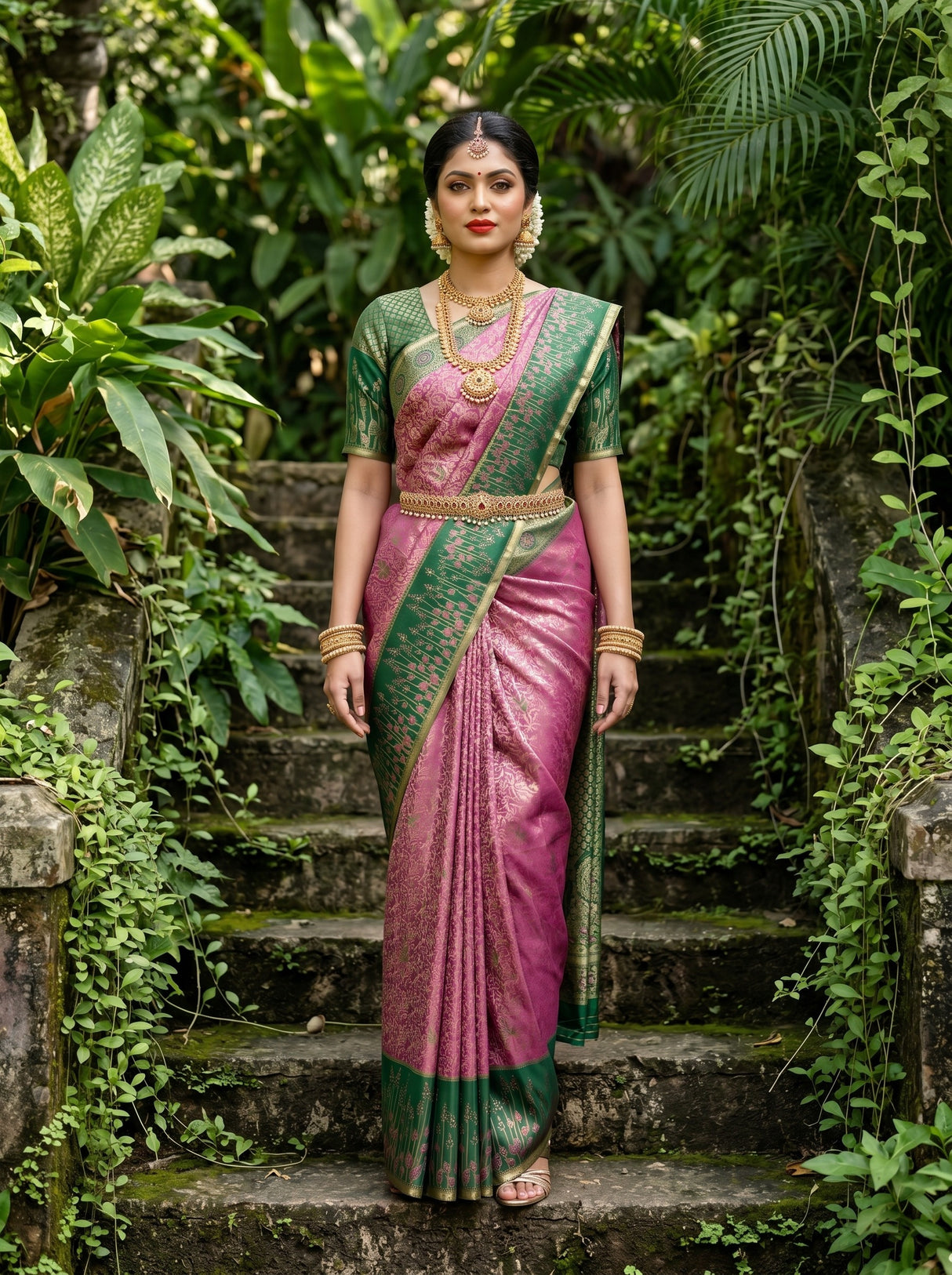 MIMOSA Saree Saree — front view on mannequin