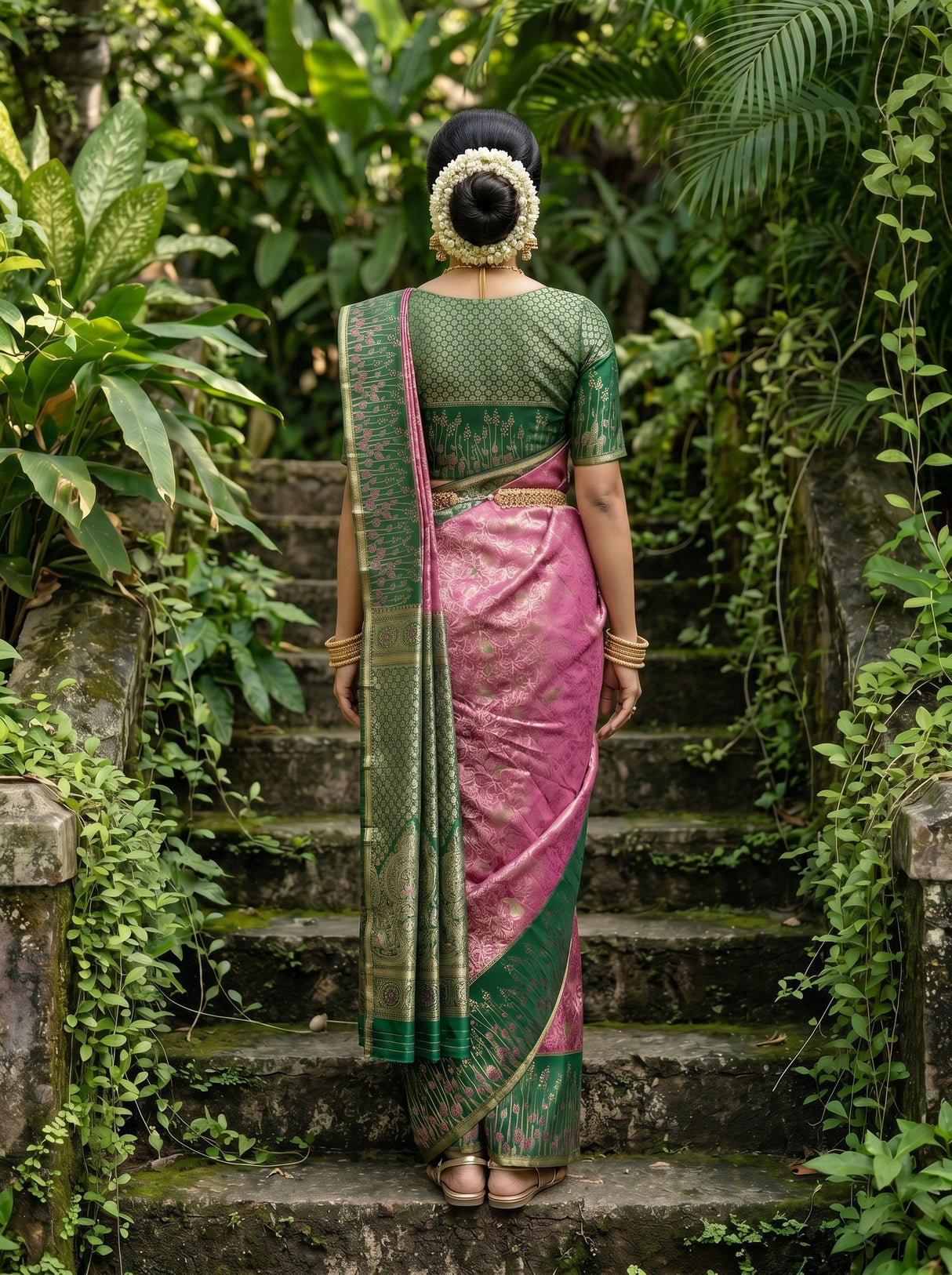 MIMOSA Saree Saree — pose 2 styling detail