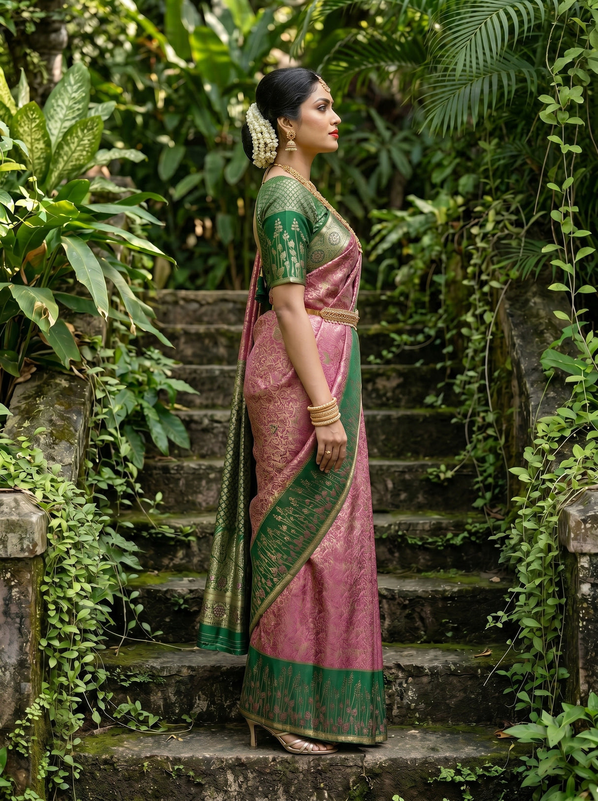 MIMOSA Saree Saree — pose 3 styling detail