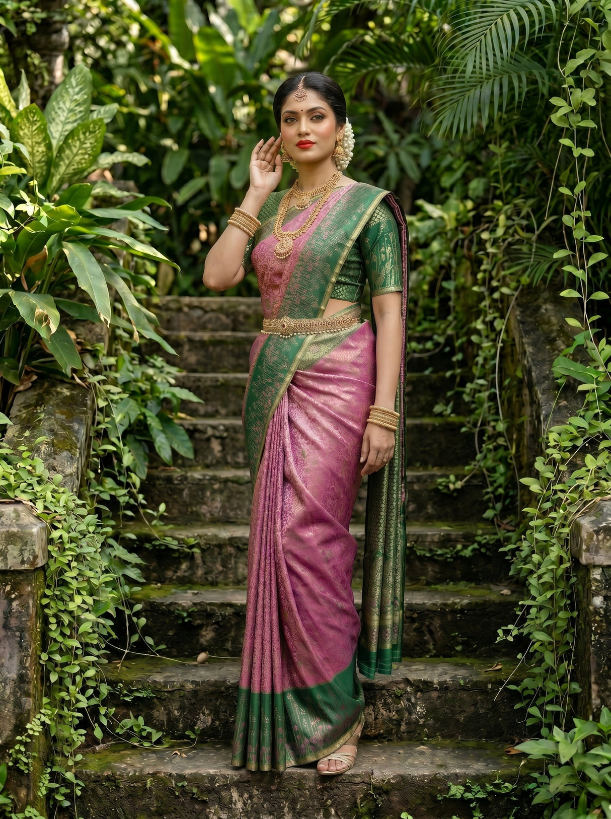 MIMOSA Saree Saree — pose 8 styling detail