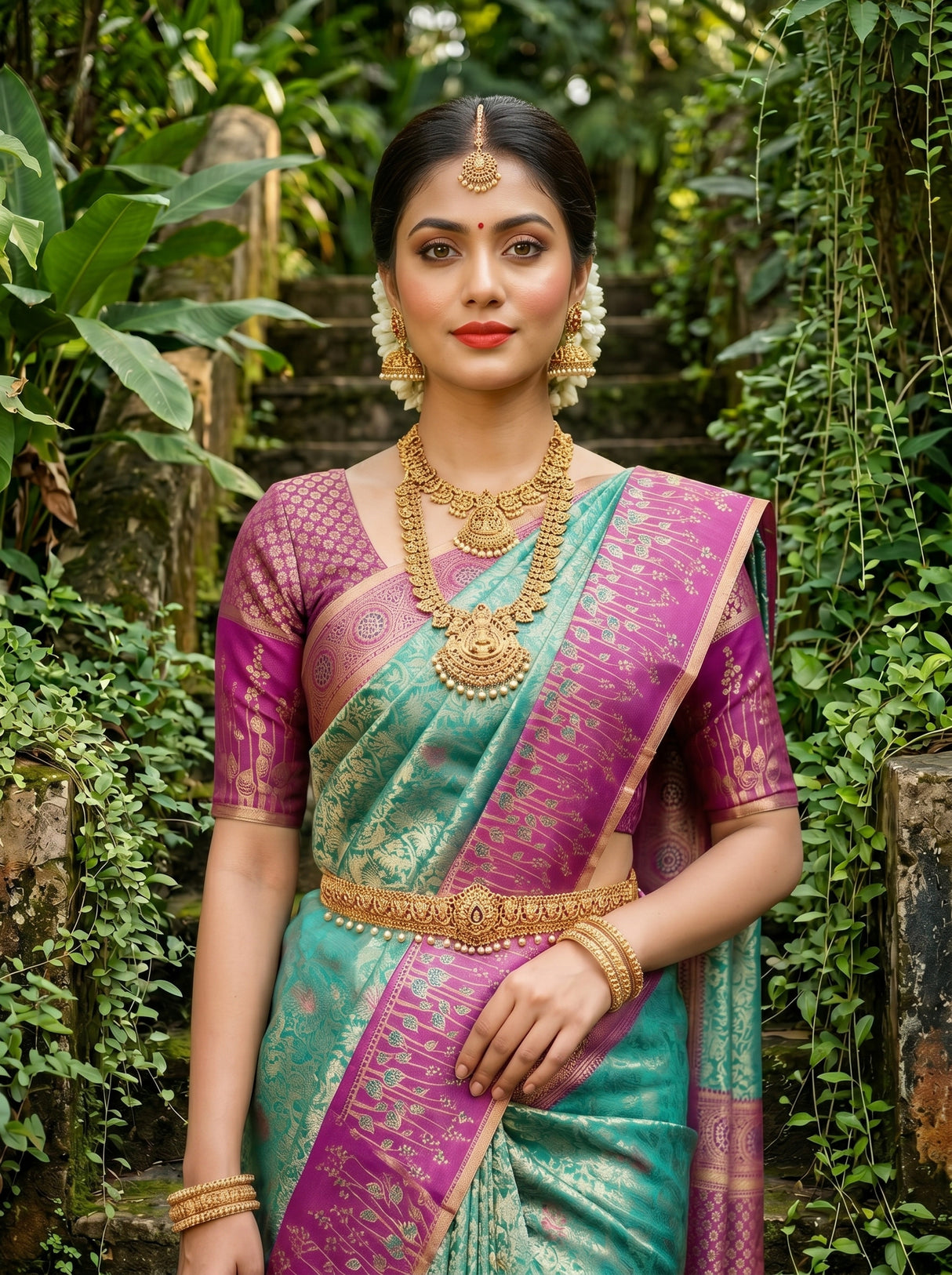 MIMOSA Saree Saree — pose 10 styling detail