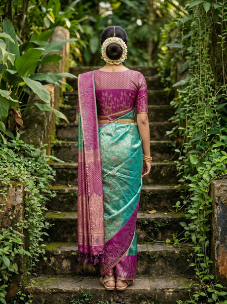 MIMOSA Saree Saree — pose 2 styling detail