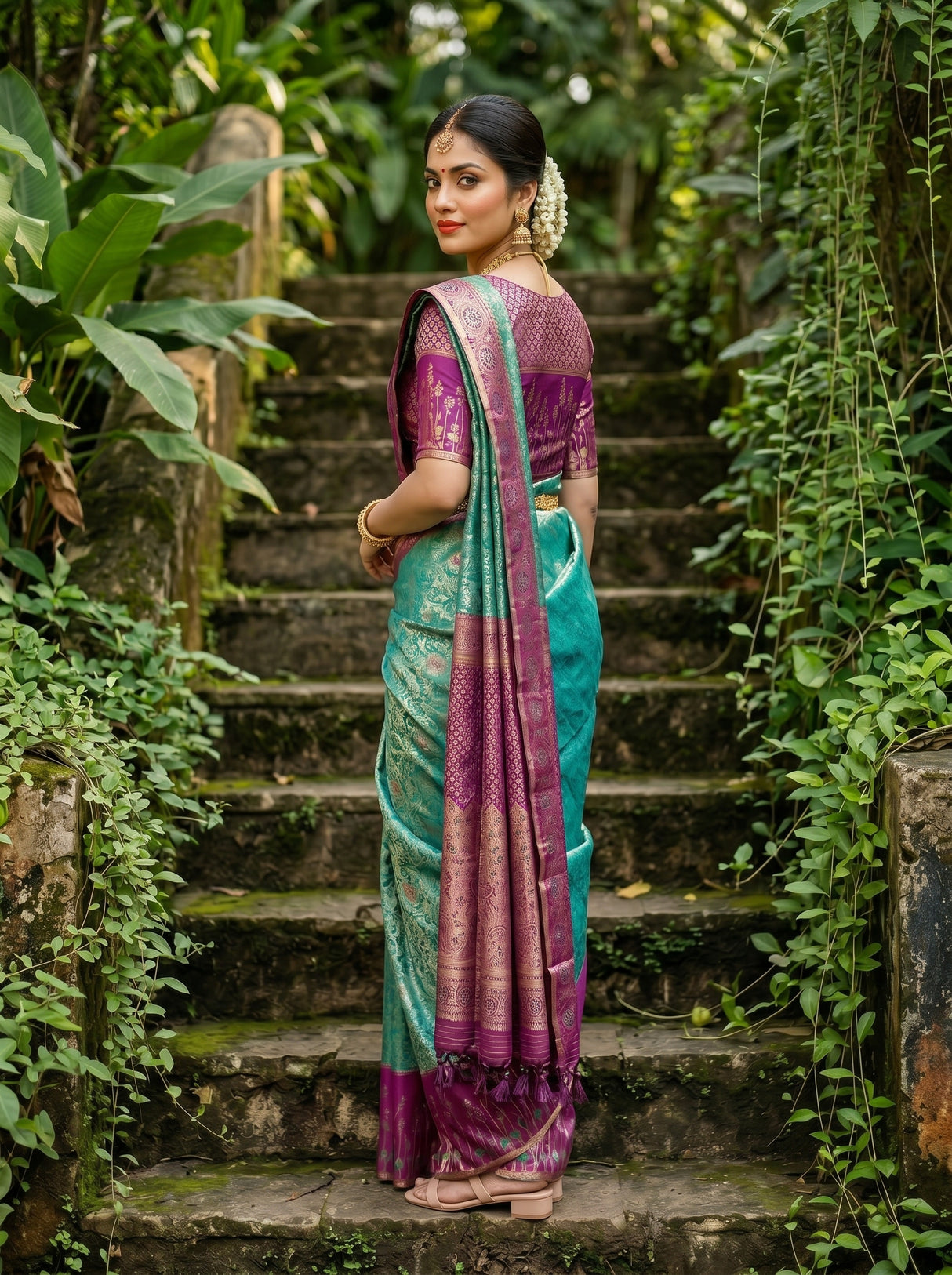 MIMOSA Saree Saree — pose 9 styling detail
