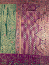 MIMOSA Saree Saree — pallu and zari work detail