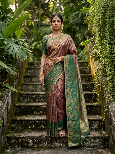 MIMOSA Saree Saree — front view on mannequin