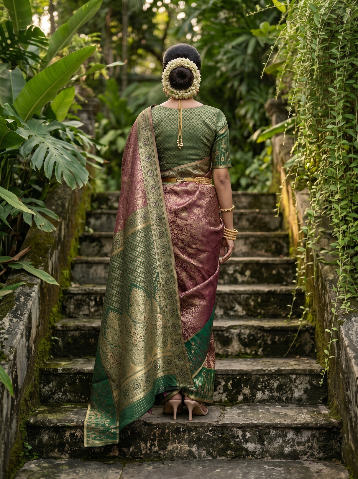 MIMOSA Saree Saree — pose 2 styling detail