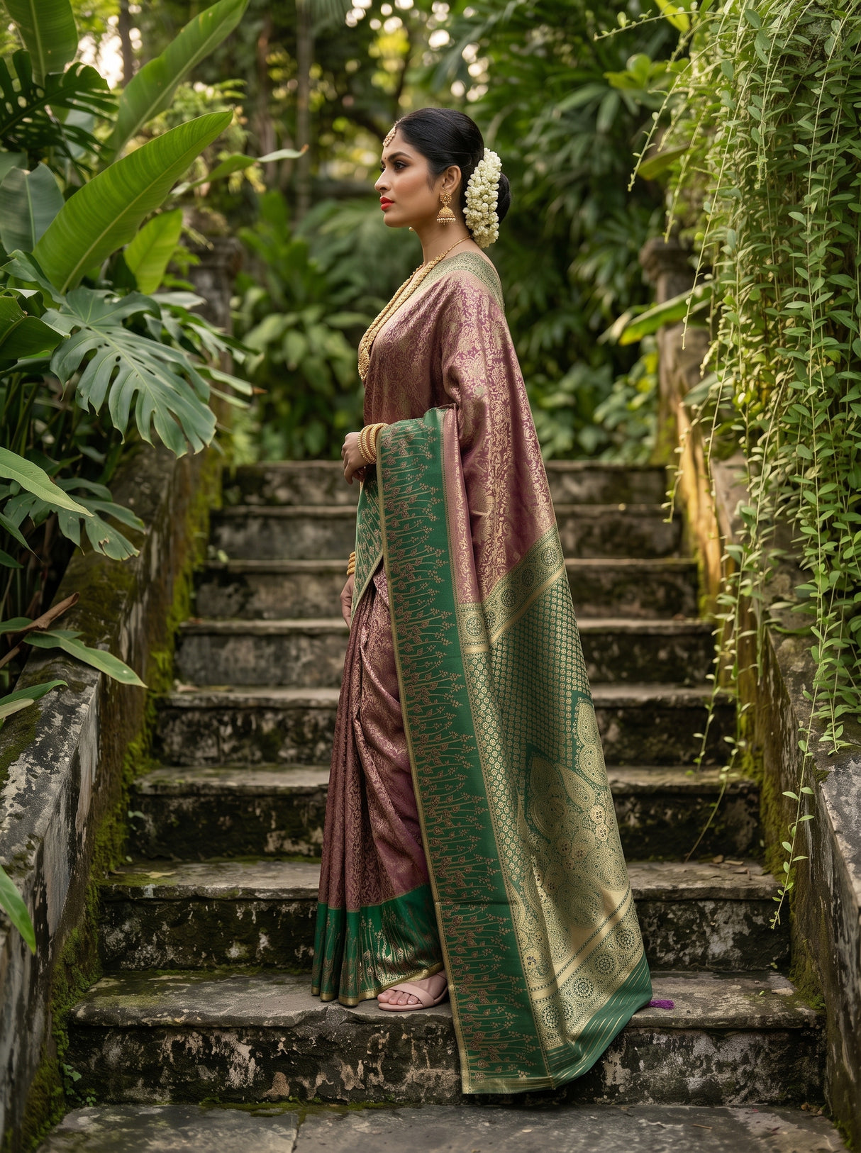 MIMOSA Saree Saree — pose 3 styling detail