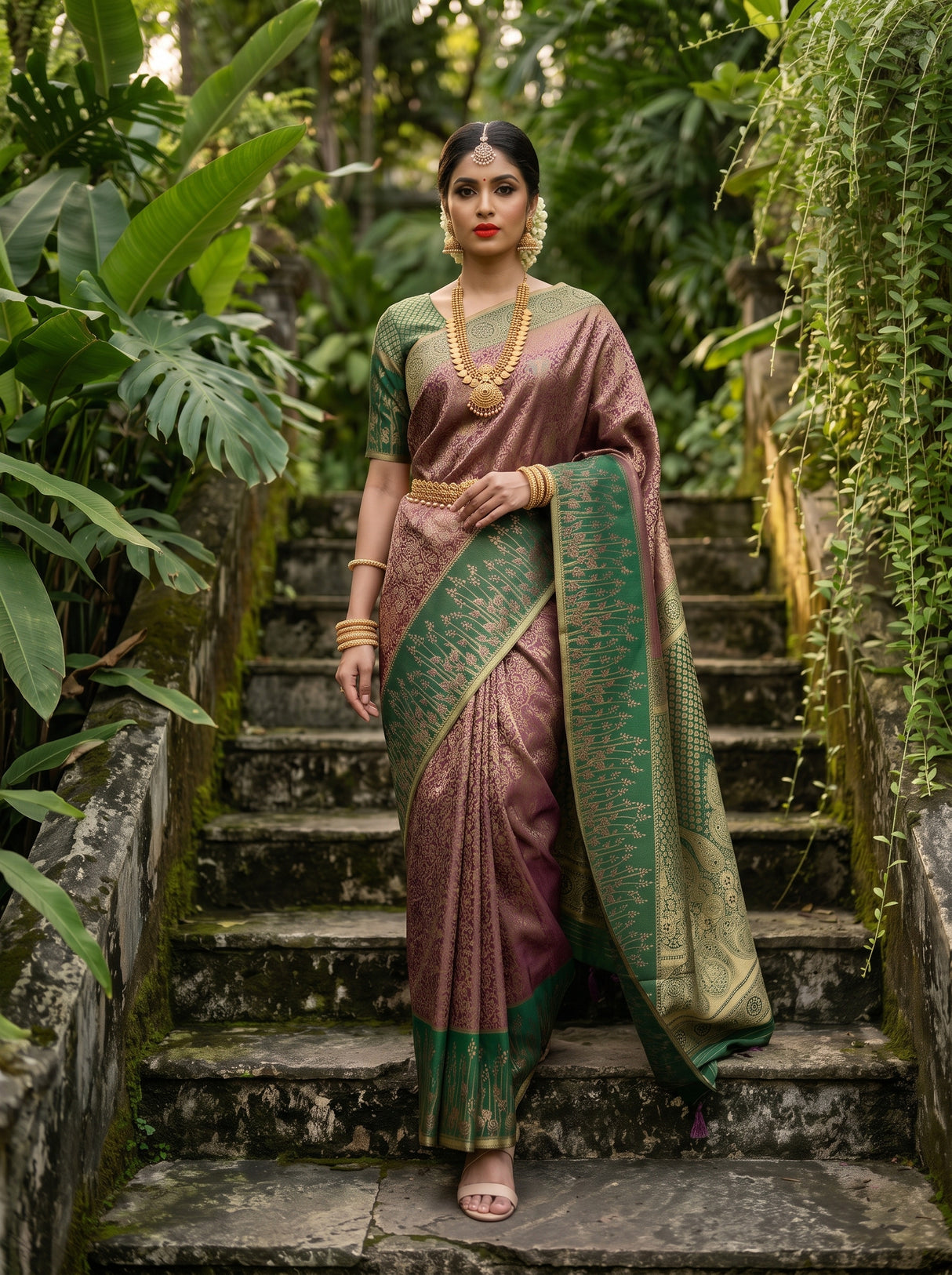 MIMOSA Saree Saree — pose 6 styling detail