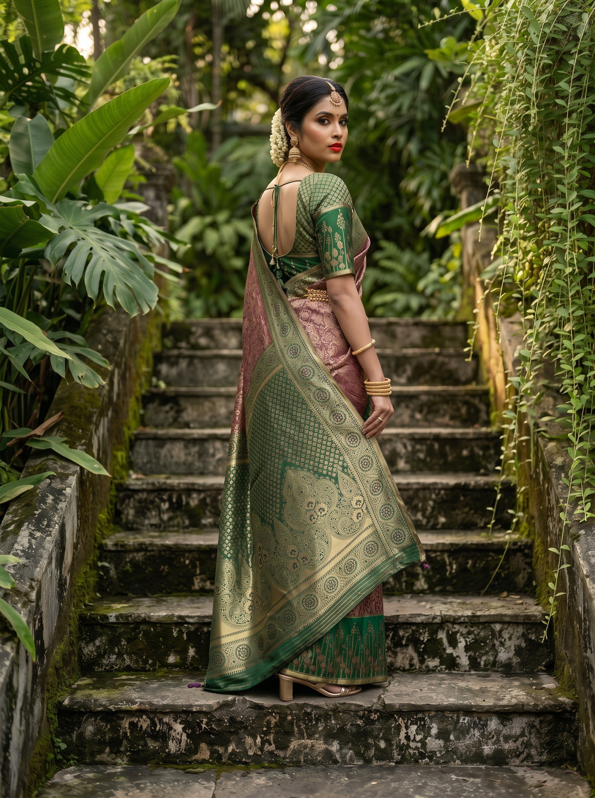 MIMOSA Saree Saree — pose 9 styling detail