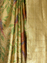 MIMOSA Gold Saree Saree — fleets shot full lifestyle