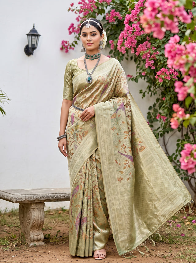 Green  Saree