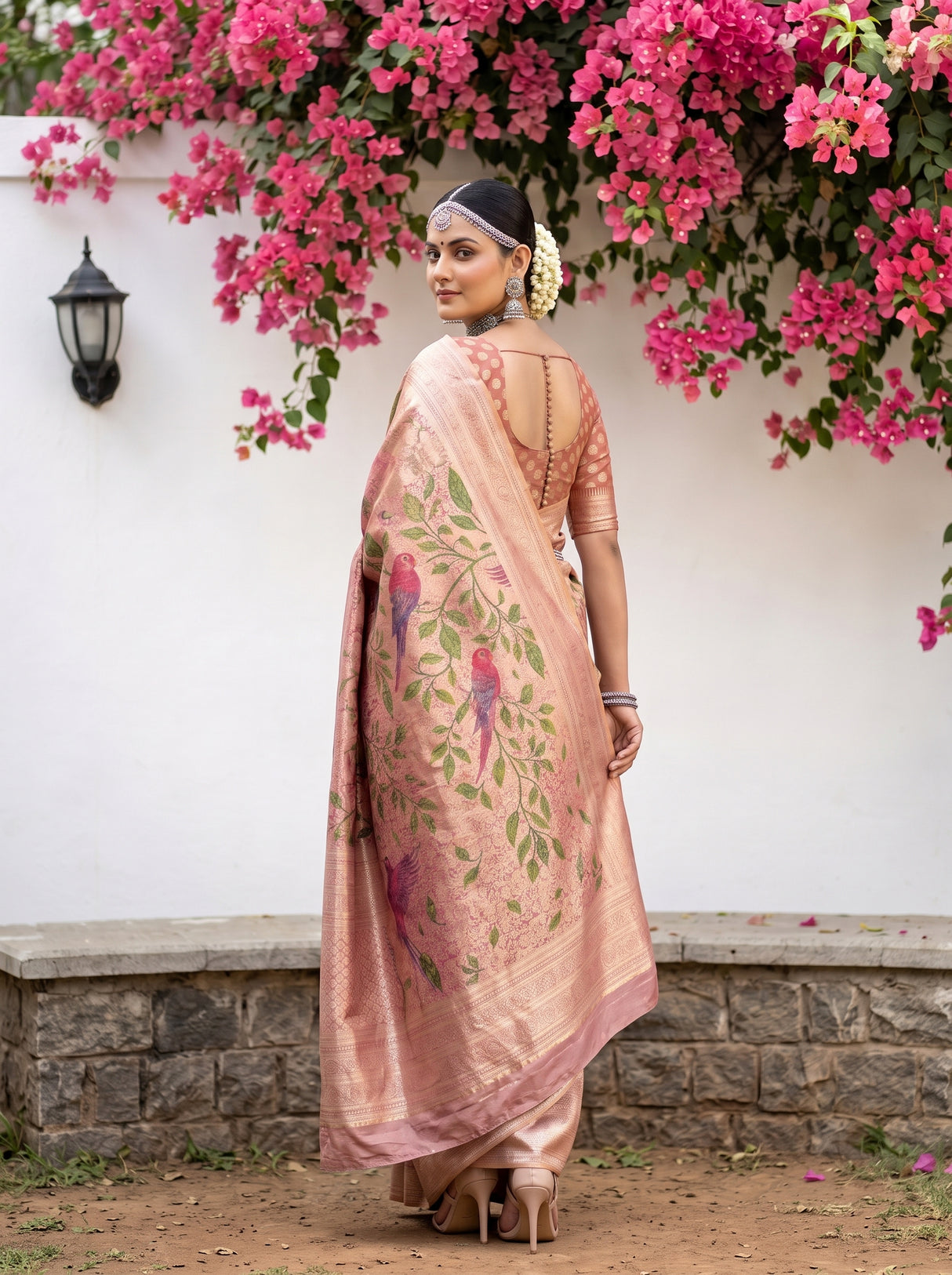 MIMOSA Rani Saree Saree — pose 9 styling detail