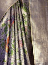 MIMOSA Violet Saree Saree — fleets shot full lifestyle