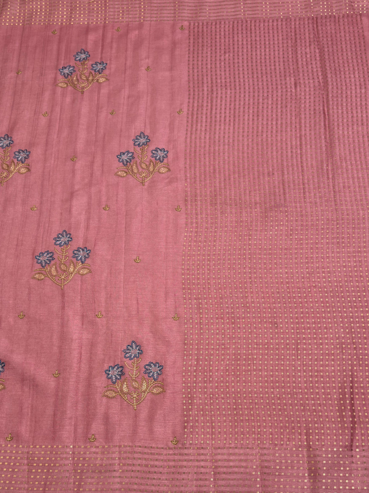 MIMOSA Saree Saree — pallu and zari work detail