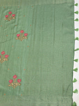 MIMOSA Saree Saree — pallu and zari work detail