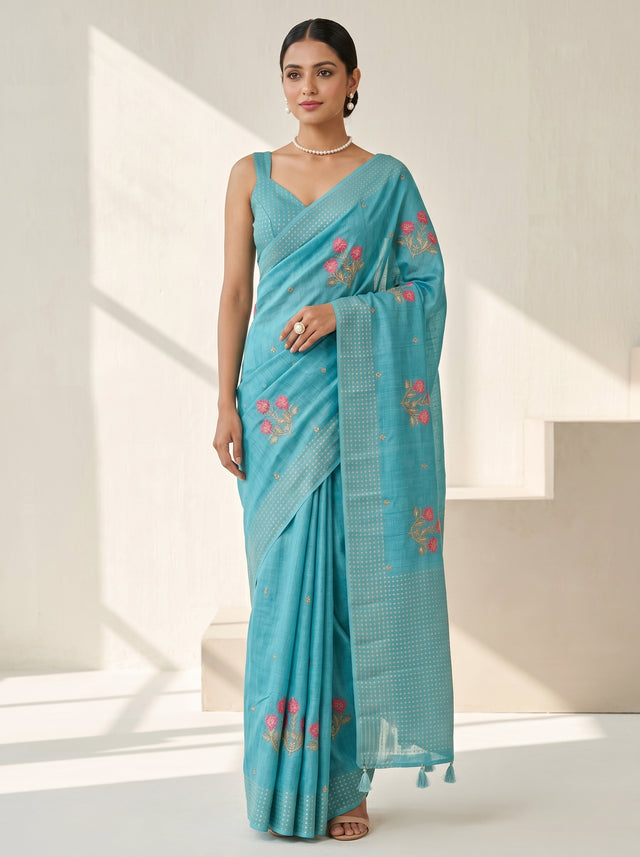 MIMOSA Saree Saree — front view on mannequin