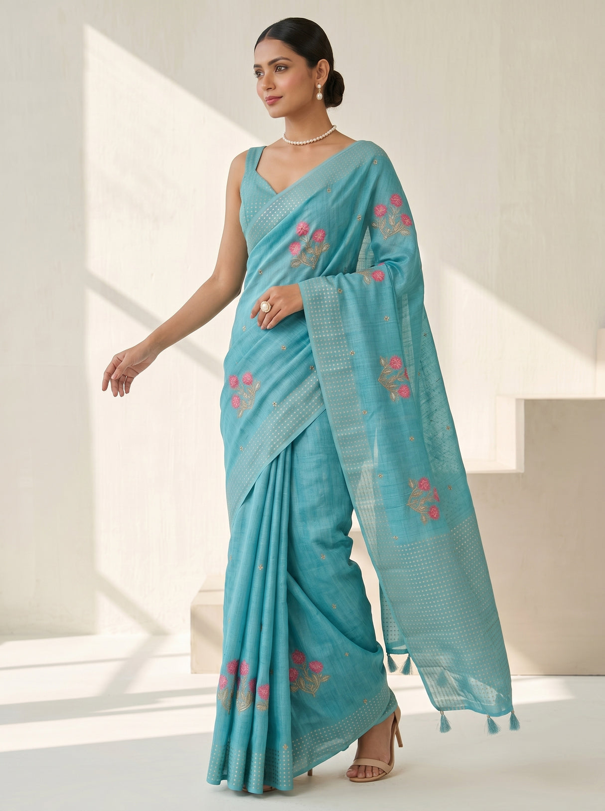MIMOSA Saree Saree — pose 9 styling detail