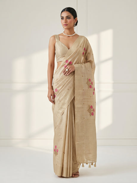 MIMOSA Saree Saree — front view on mannequin