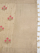 MIMOSA Saree Saree — pallu and zari work detail