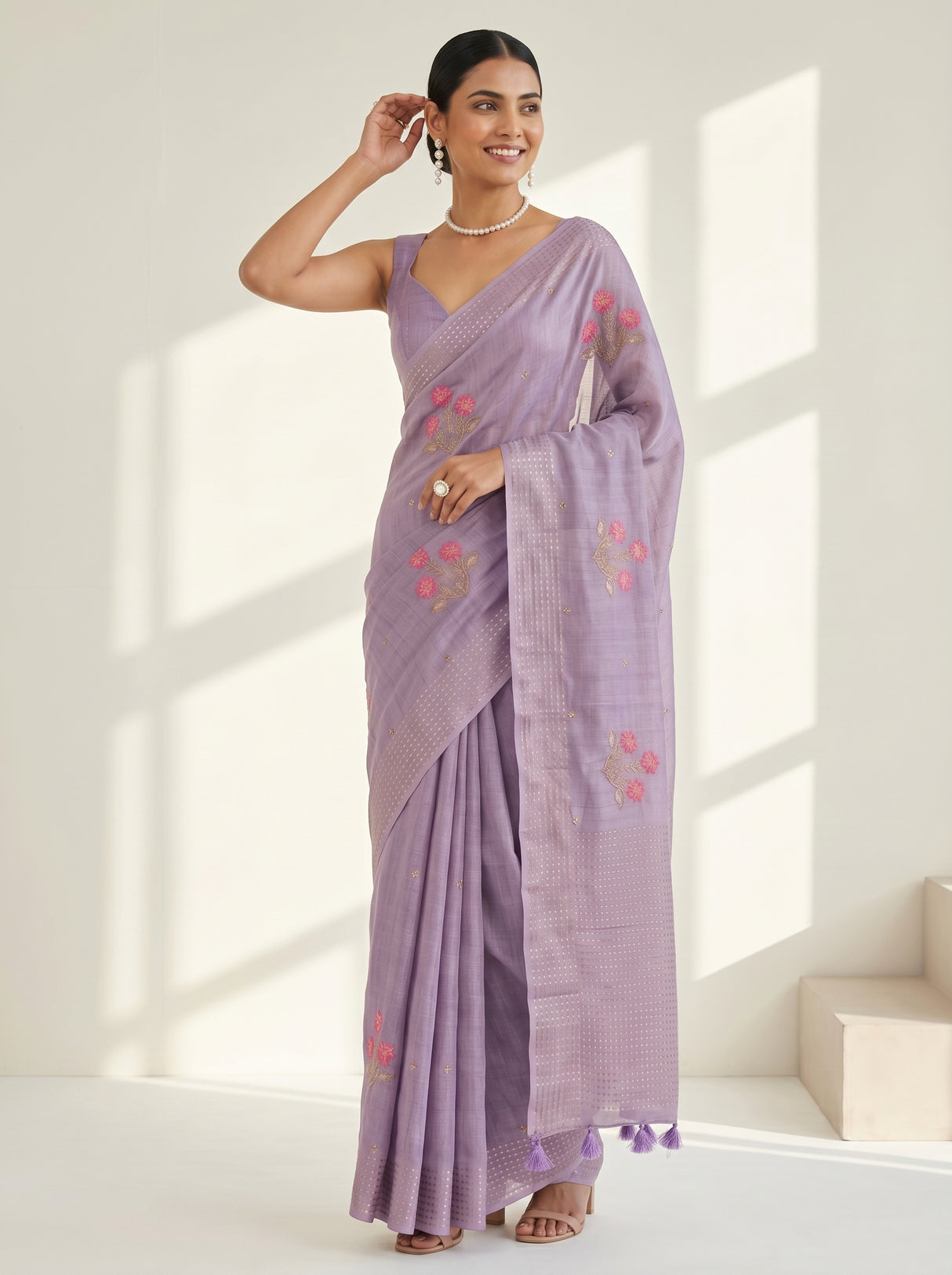 MIMOSA Saree Saree — pose 5 styling detail