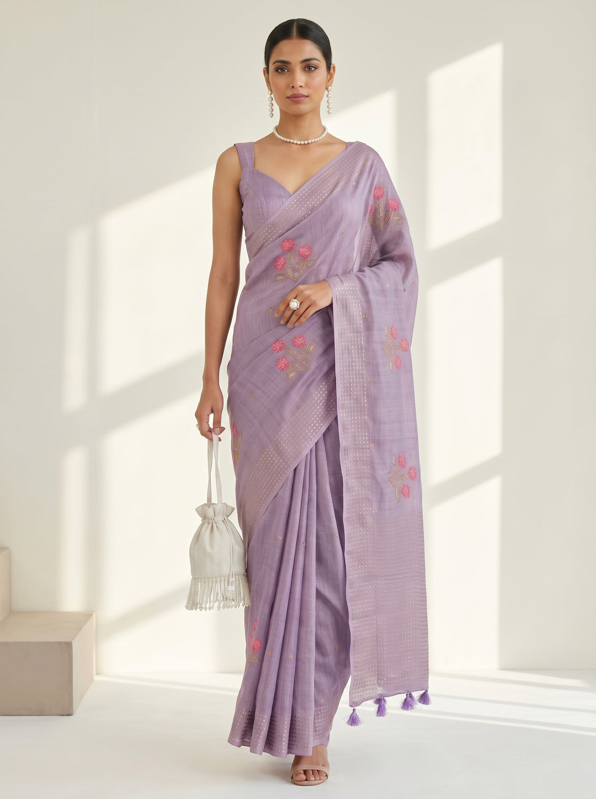 MIMOSA Saree Saree — pose 6 styling detail