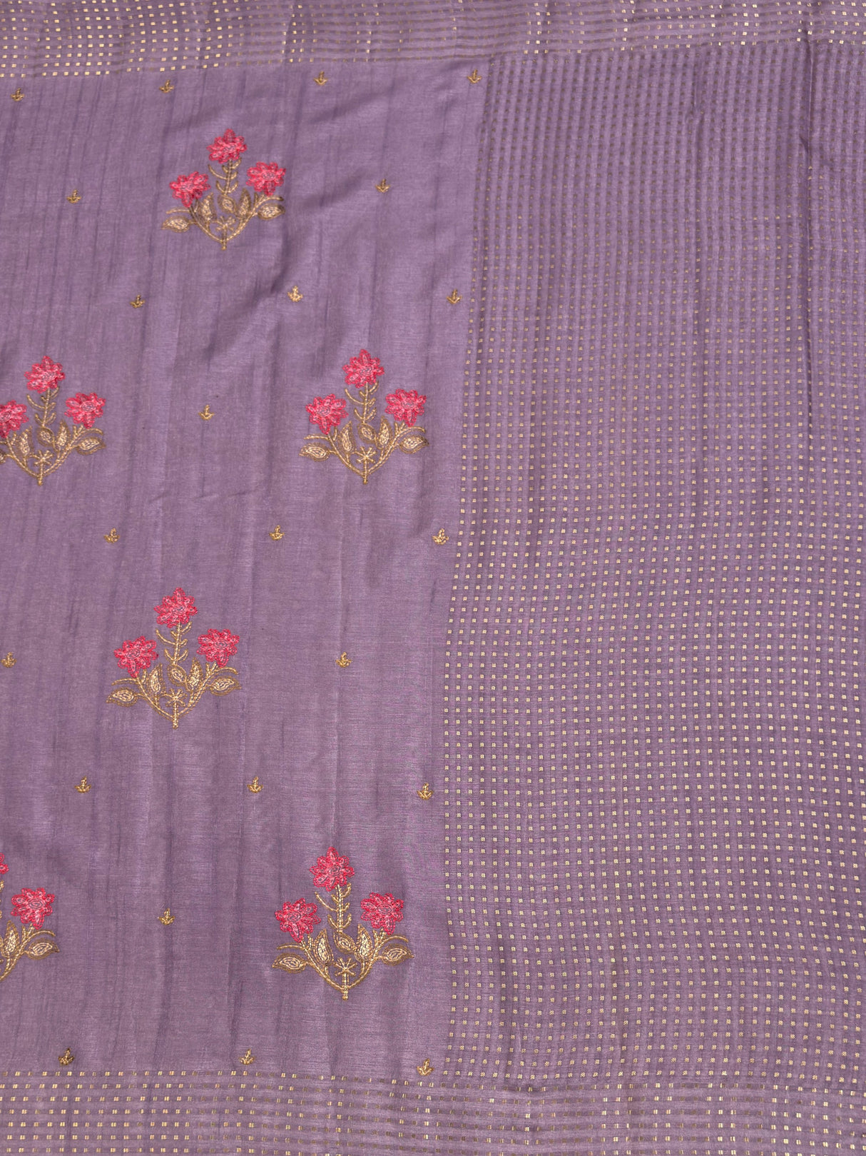 MIMOSA Saree Saree — pallu and zari work detail
