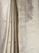 MIMOSA Tussar Banarasi Art Silk Saree — fleets shot full lifestyle