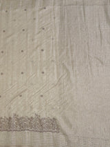 MIMOSA Tussar Banarasi Art Silk Saree — pallu and zari work detail