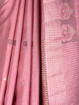 MIMOSA Gajari Saree Saree — fleets shot full lifestyle