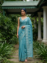MIMOSA Sapphire Saree Saree — pose 9 styling detail