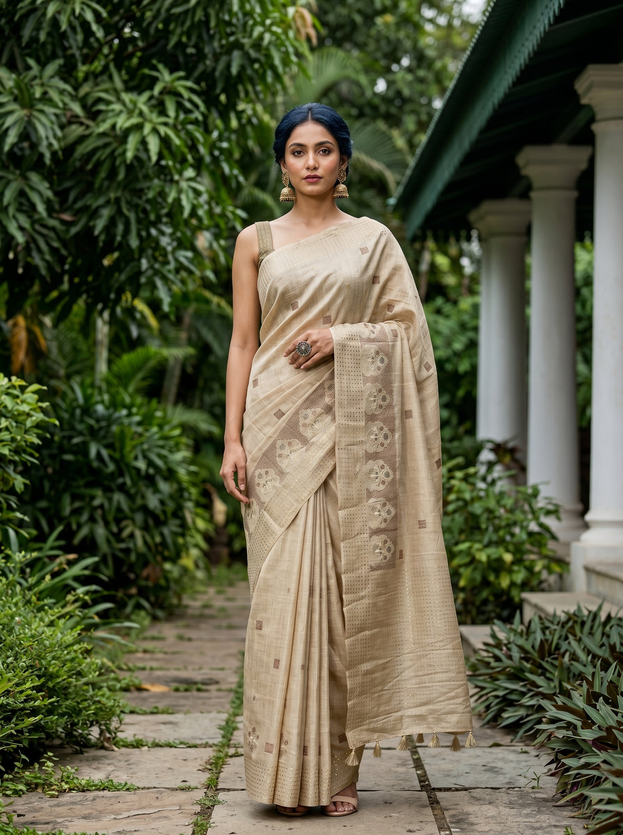 Tussar  Saree
