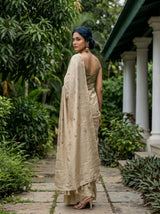 MIMOSA Tussar Saree Saree — pose 7 styling detail