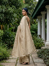 MIMOSA Tussar Saree Saree — pose 9 styling detail