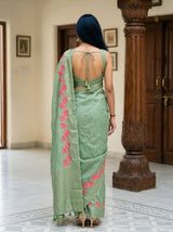 MIMOSA Saree Saree — pose 2 styling detail
