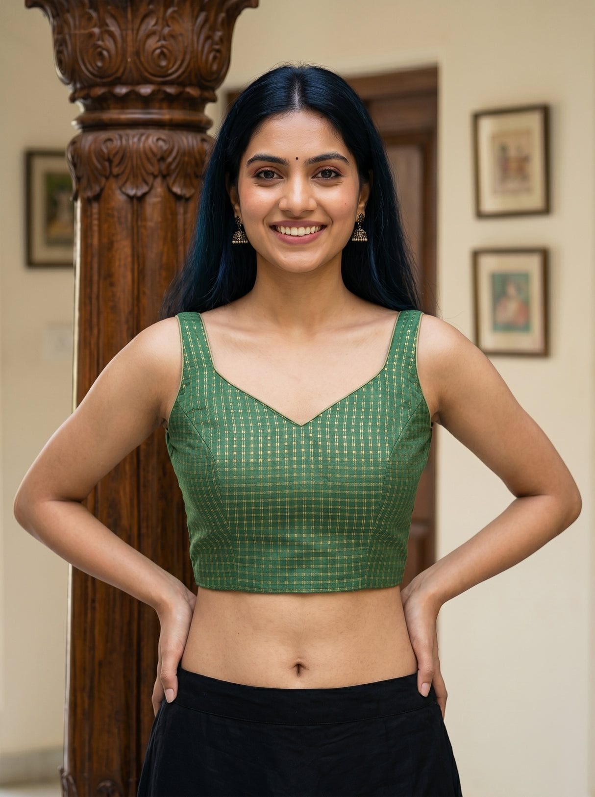 MIMOSA Saree Saree — blouse close-up