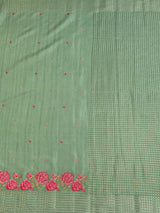 MIMOSA Saree Saree — pallu and zari work detail