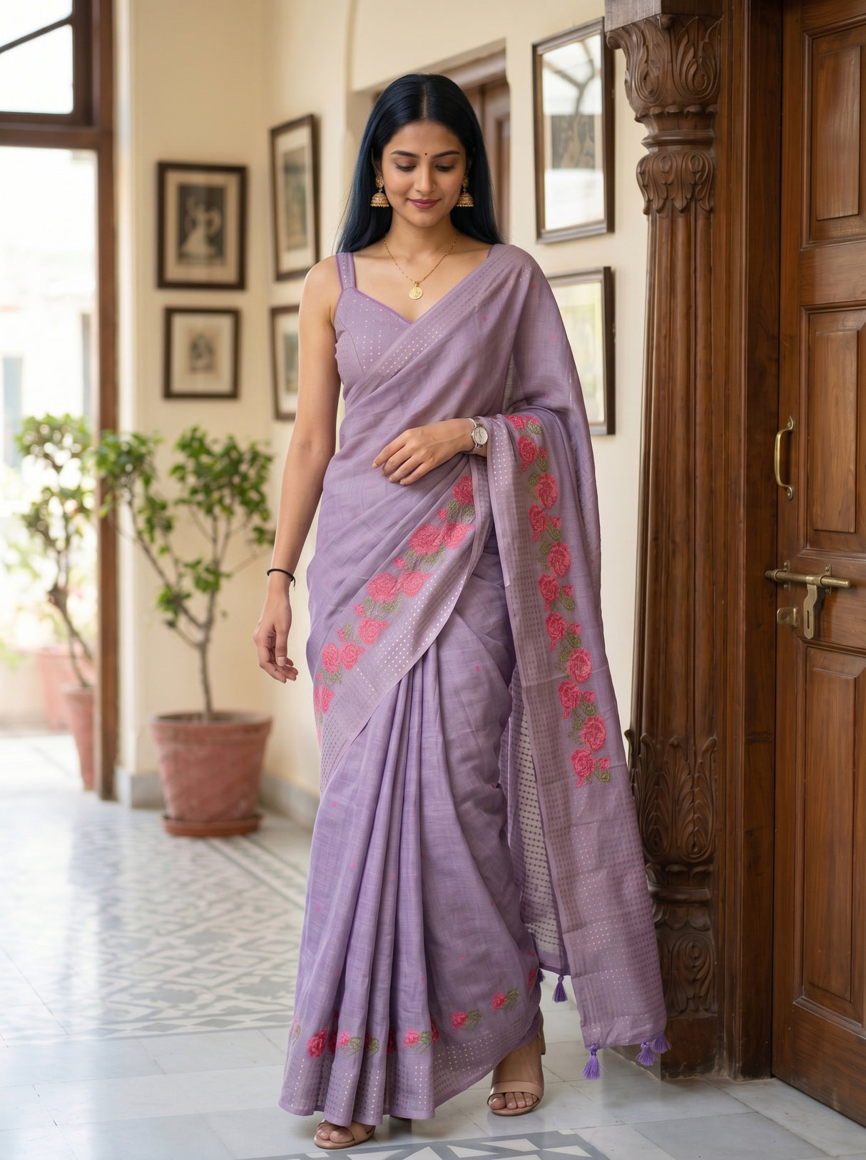 MIMOSA Saree Saree — pose 9 styling detail
