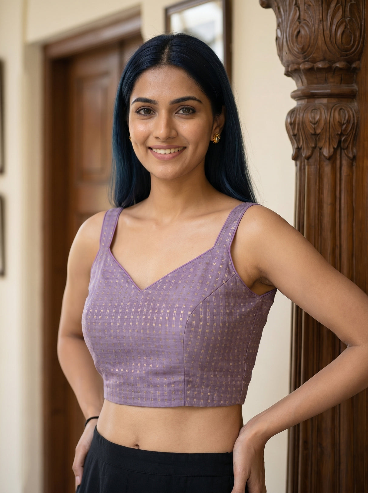 MIMOSA Saree Saree — blouse close-up